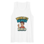 World Okayest Bro Men’s premium tank top