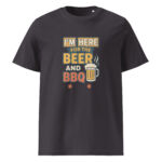 I’m Here for the Beer and BBQ organic cotton t-shirt - Image 6