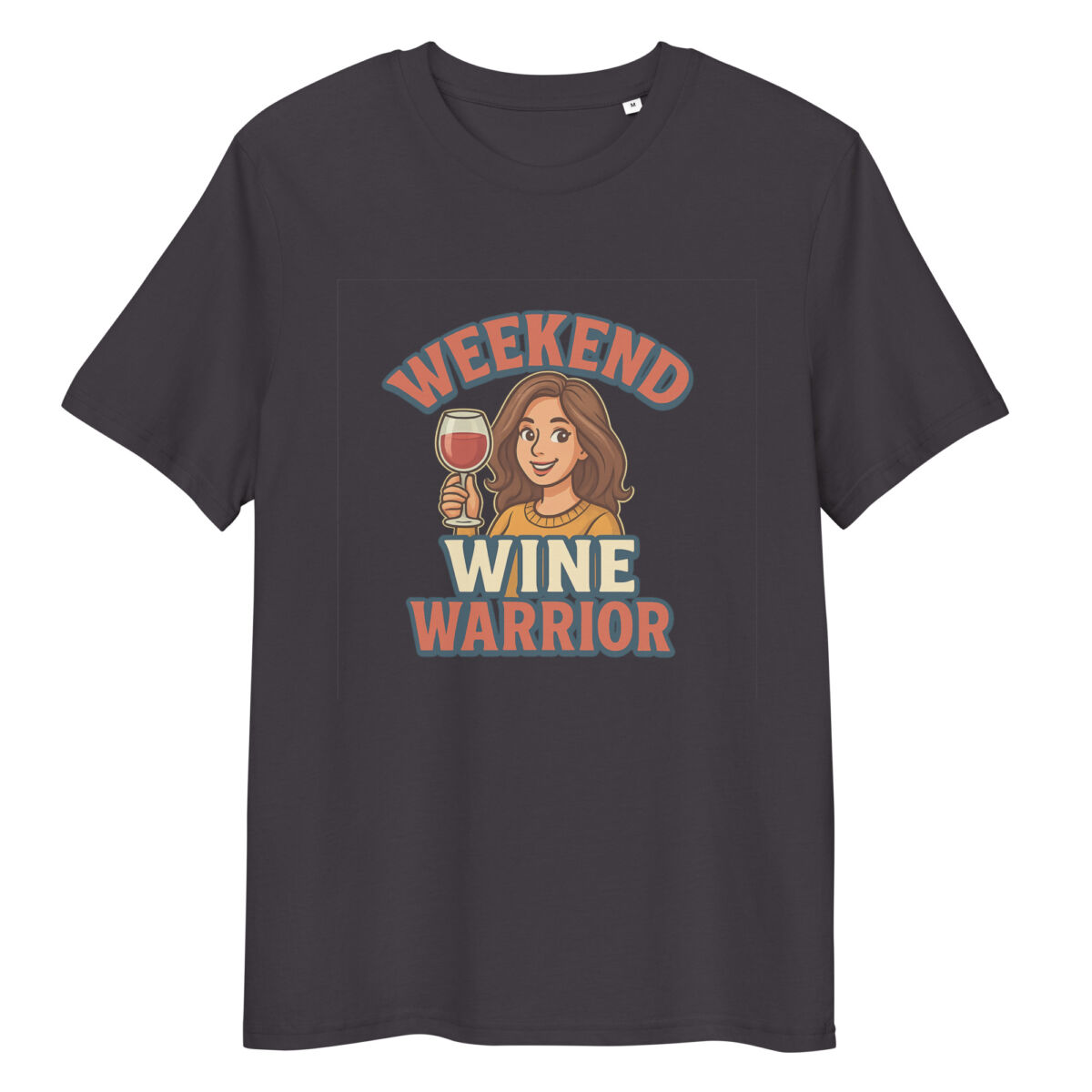 Weekend Wine Warrior organic cotton t-shirt - Image 5