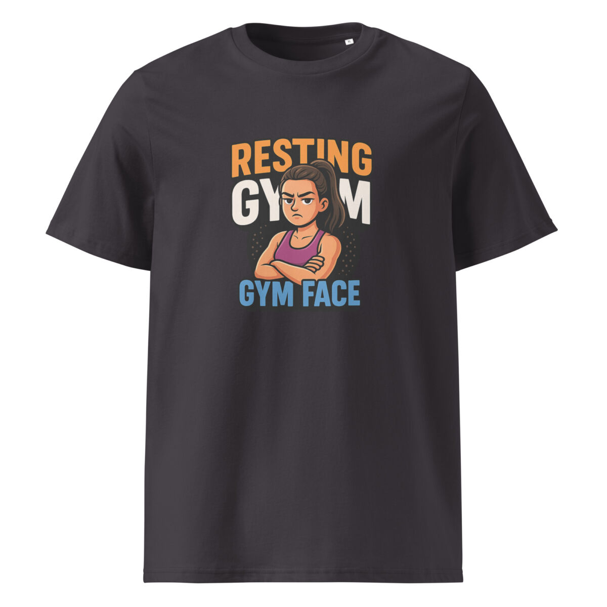 Resting Gym Face organic cotton t-shirt - Image 6