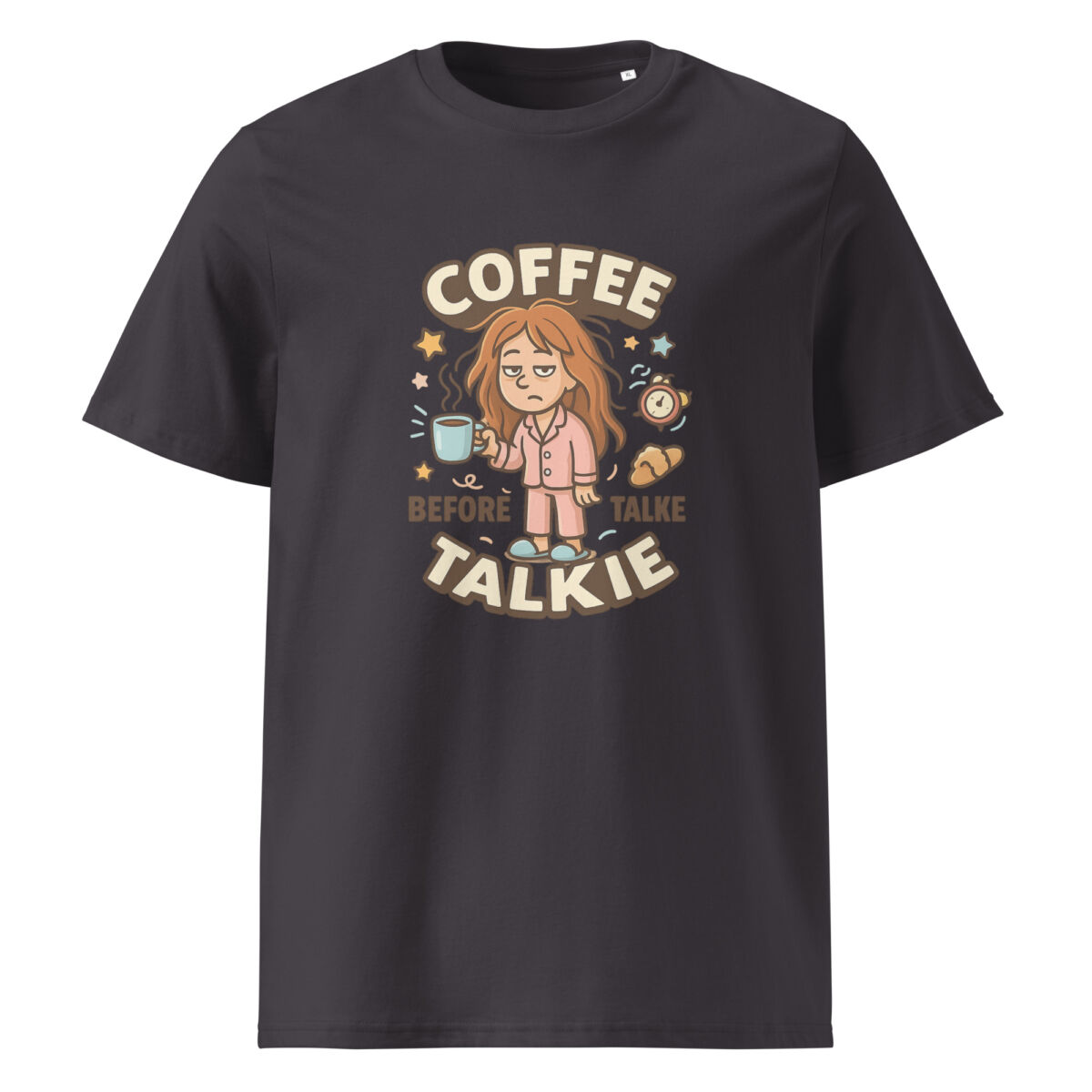 Coffee Before Talkie organic cotton t-shirt - Image 6