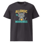 Allergic to Mornings organic cotton t-shirt - Image 6