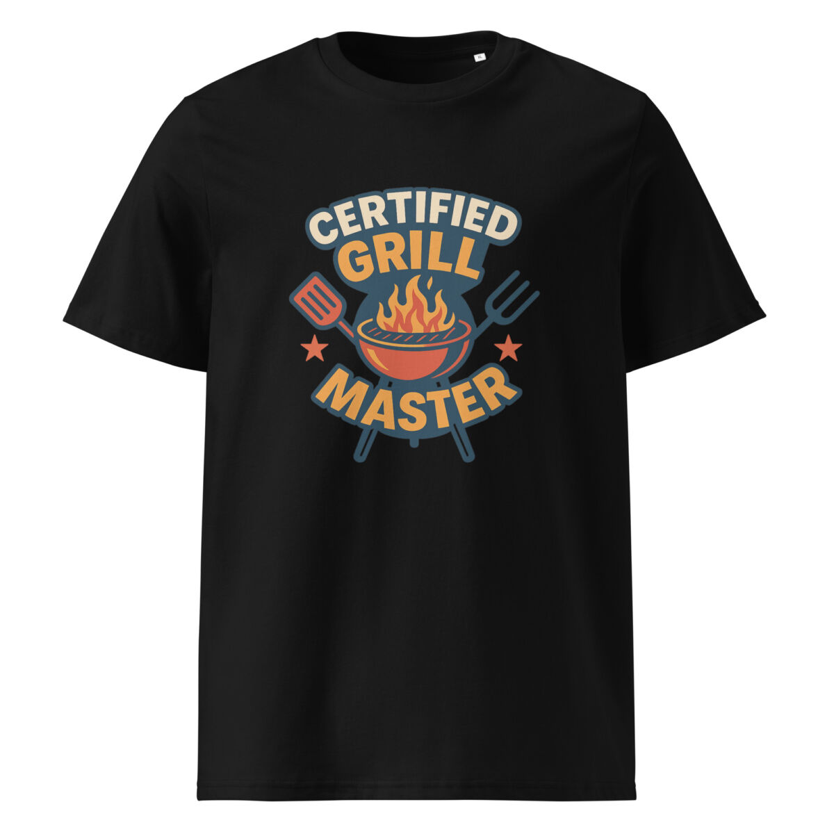 Certified Grill Master organic cotton t-shirt - Image 2