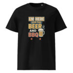 I’m Here for the Beer and BBQ organic cotton t-shirt - Image 2
