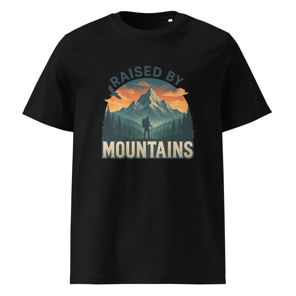 Raised by Mountains organic cotton t-shirt - Image 2