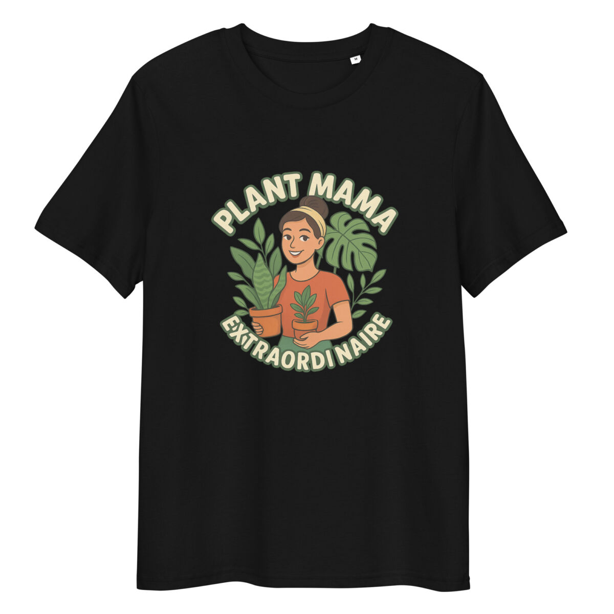 Plant Mama Extraordinaire organic cotton t-shirt - Image 2