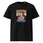 Resting Gym Face organic cotton t-shirt - Image 2