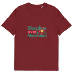 Discipline Over Motivation organic cotton t-shirt - Image 4