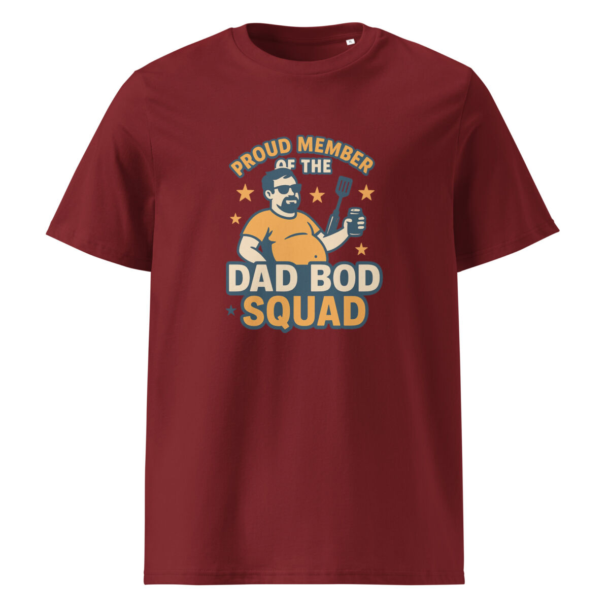 Proud Member of the Dad Bod Squad organic cotton t-shirt - Image 5