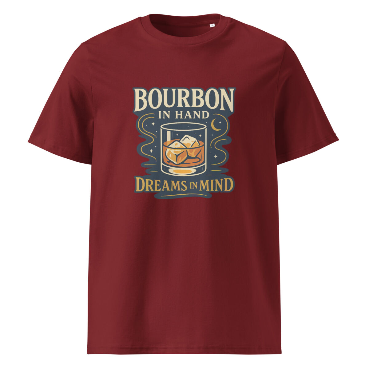Bourbon in Hand, Dreams in Mind organic cotton t-shirt - Image 5