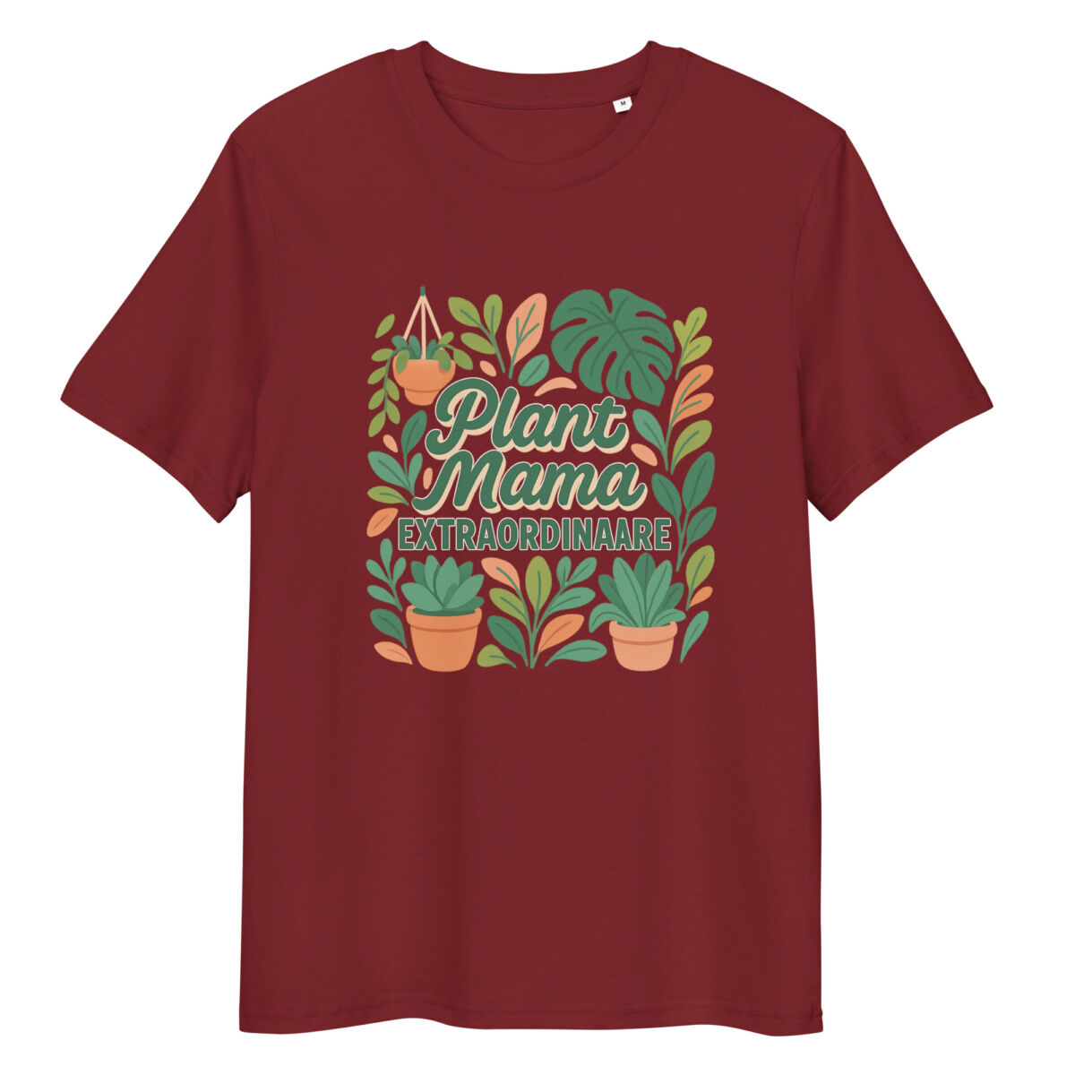 Plant Mama Extraordinaire organic cotton t-shirt - Image 4