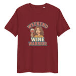 Weekend Wine Warrior organic cotton t-shirt - Image 4