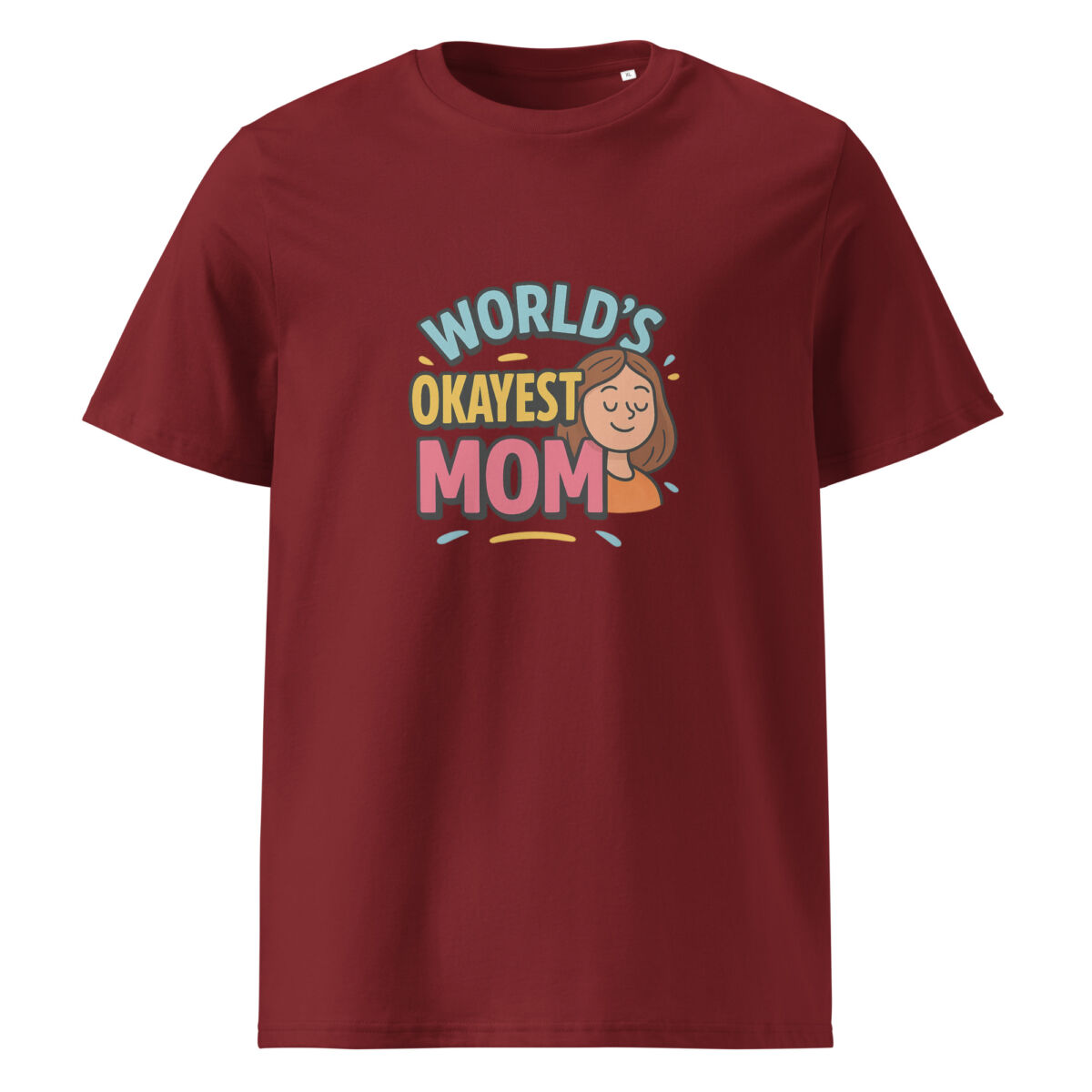 World’s Okayest MOM organic cotton t-shirt - Image 5