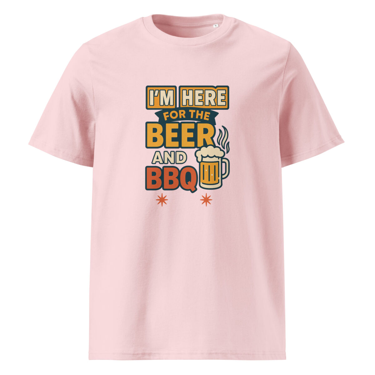 I’m Here for the Beer and BBQ organic cotton t-shirt - Image 13