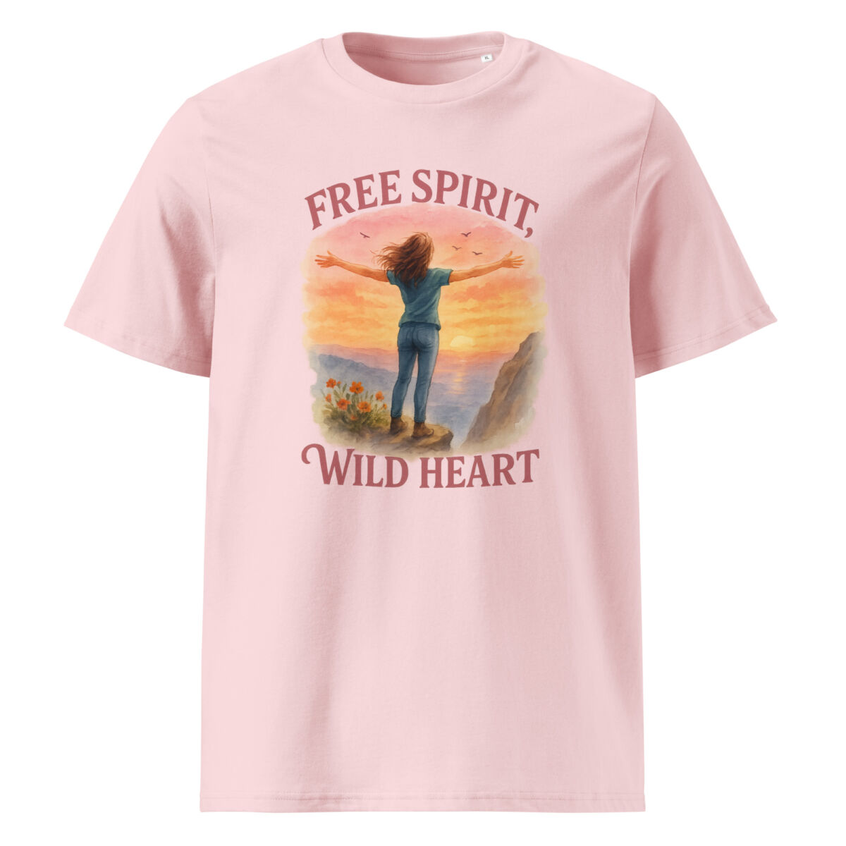 Free Spirit, Wild Heart organic cotton t-shirt - Image 14