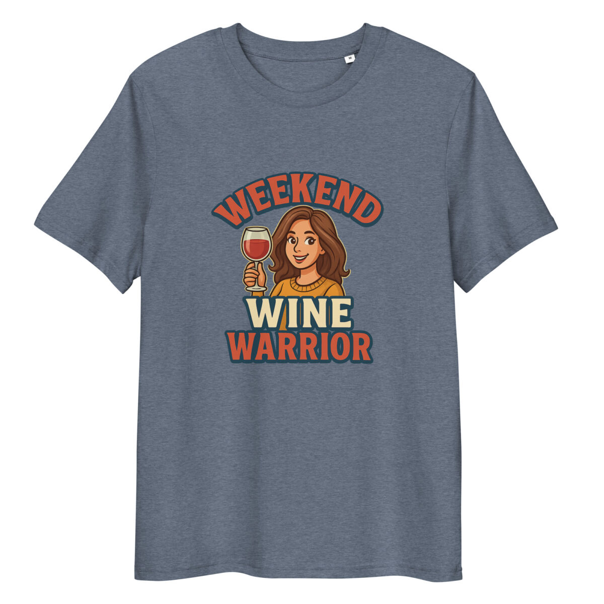 Weekend Wine Warrior organic cotton t-shirt - Image 9