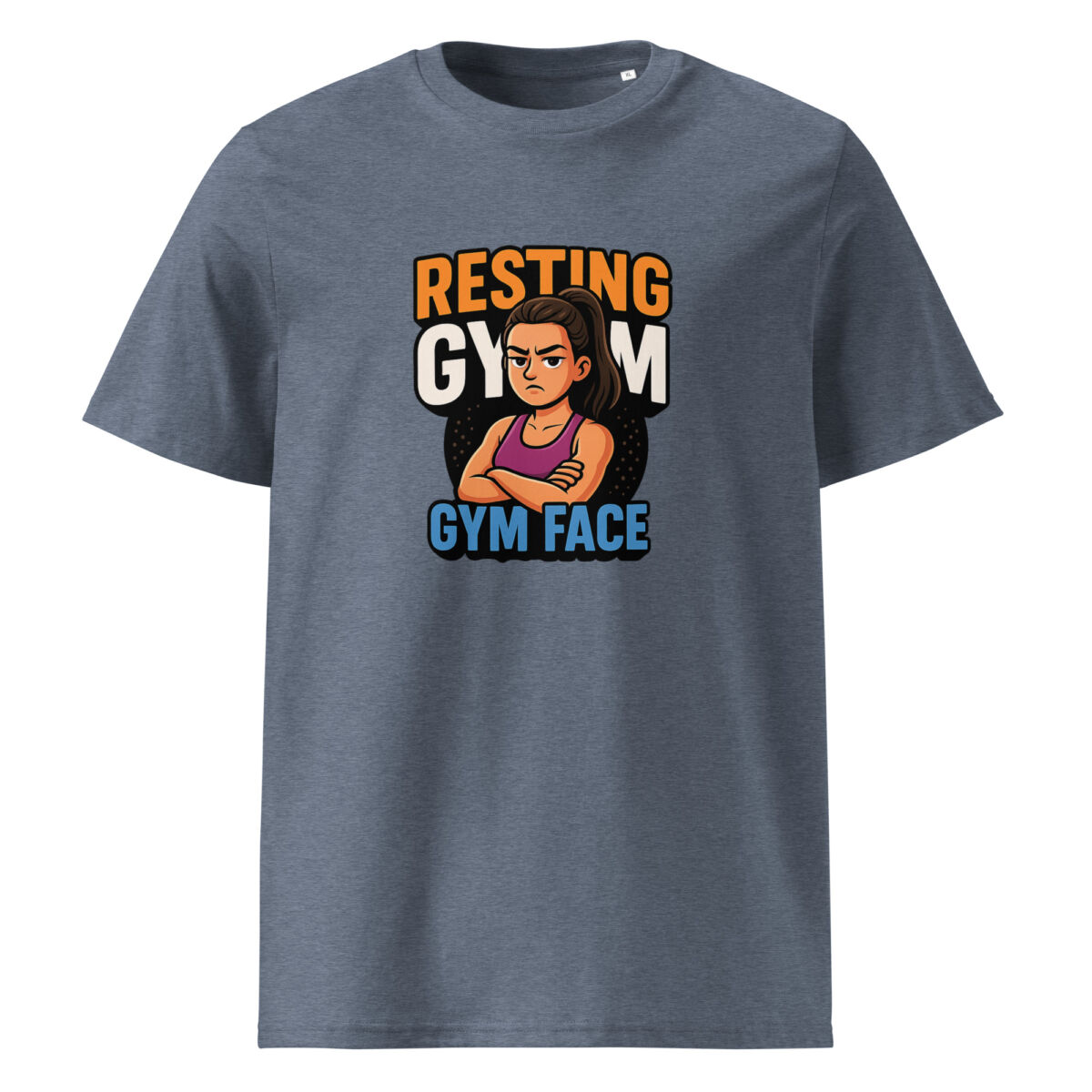 Resting Gym Face organic cotton t-shirt - Image 10