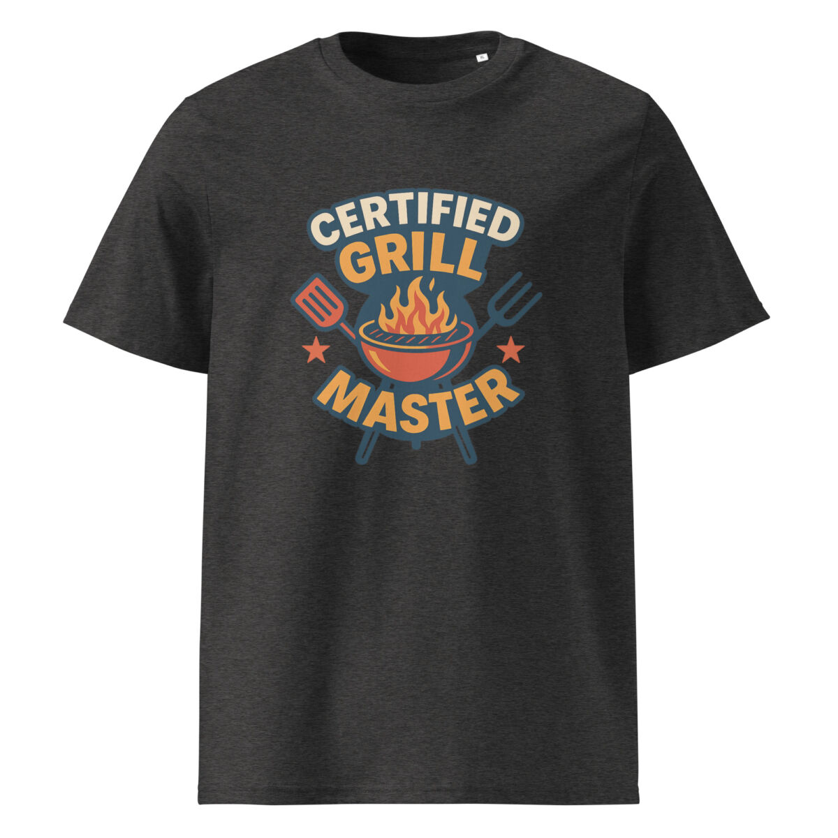 Certified Grill Master organic cotton t-shirt - Image 4