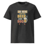 I’m Here for the Beer and BBQ organic cotton t-shirt - Image 4