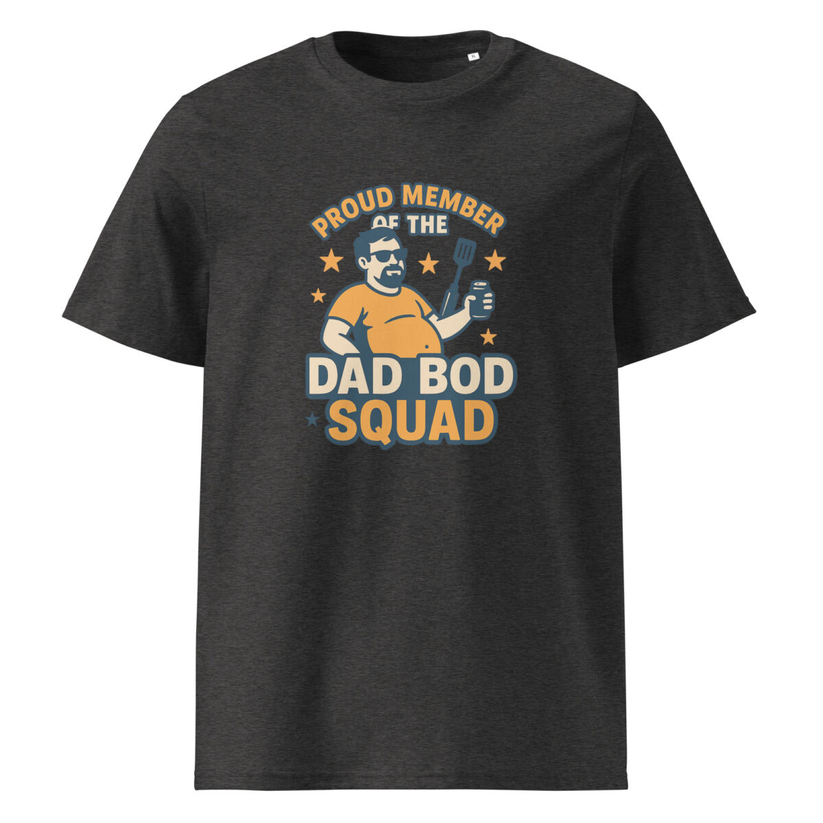 Proud Member of the Dad Bod Squad organic cotton t-shirt - Image 4