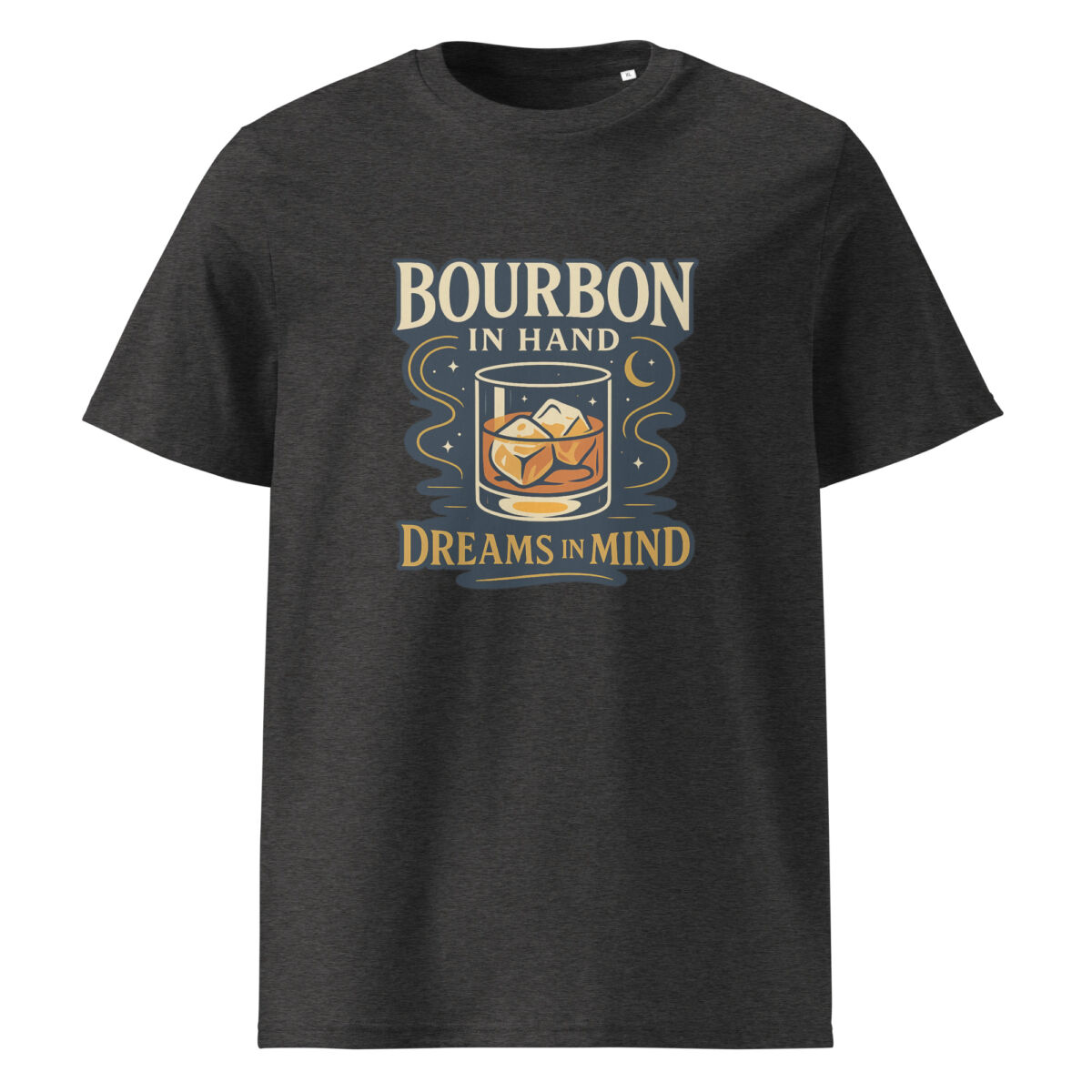 Bourbon in Hand, Dreams in Mind organic cotton t-shirt - Image 4
