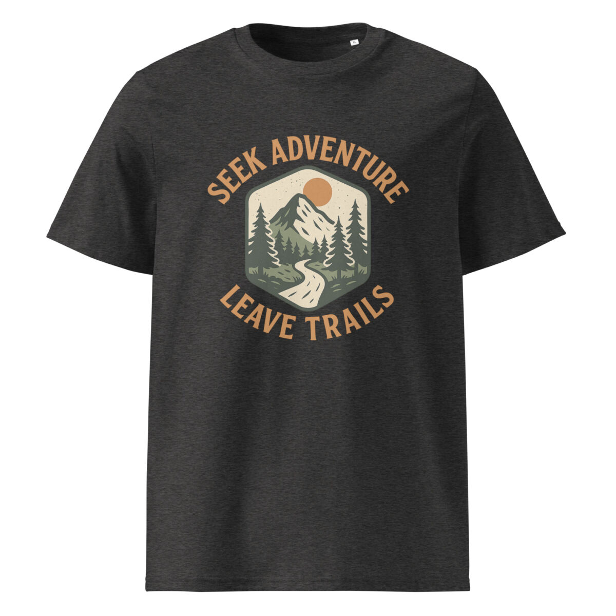 Seek Adventure, Leave Trails organic cotton t-shirt - Image 3