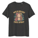 Wild Heart, Free Spirit organic cotton t-shirt - Image 4