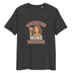Weekend Wine Warrior organic cotton t-shirt - Image 3