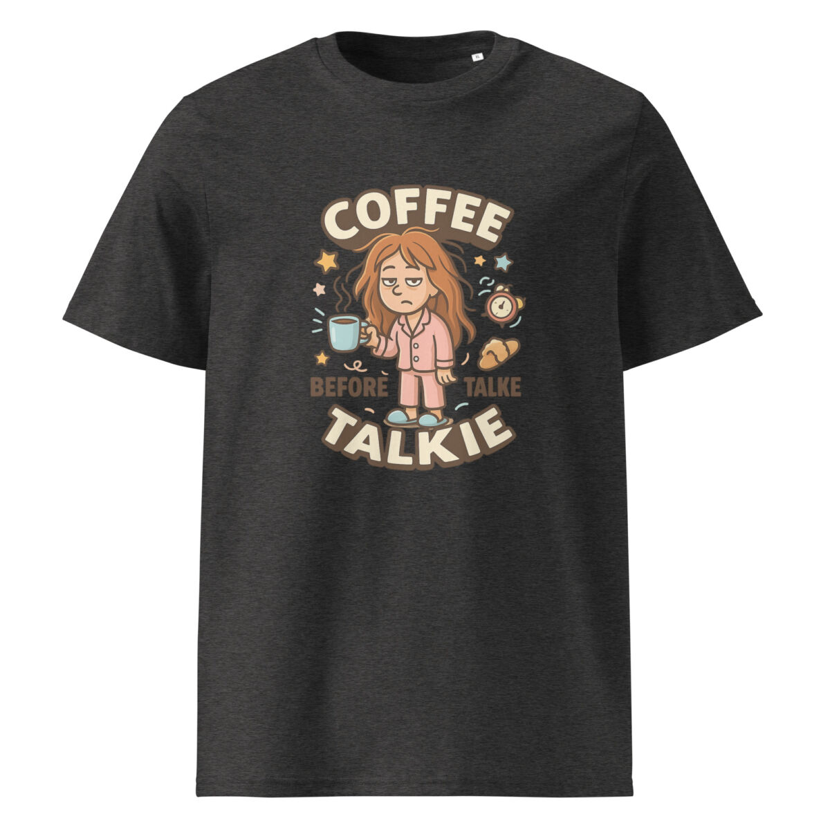 Coffee Before Talkie organic cotton t-shirt - Image 4