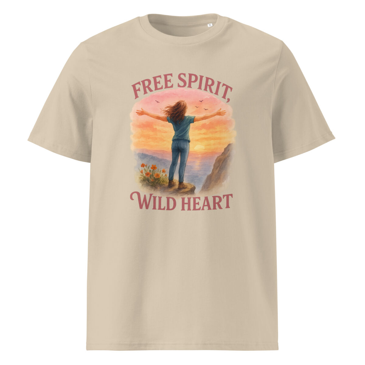 Free Spirit, Wild Heart organic cotton t-shirt - Image 12