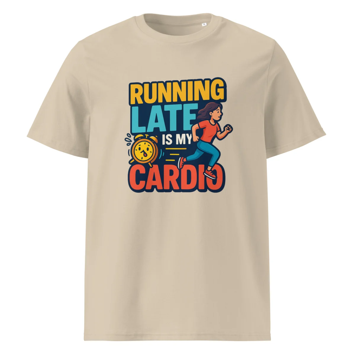 Running Late is My Cardio organic cotton t-shirt - Image 12