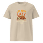 I'm Not Lazy, I’m on Energy Saving Mode organic cotton t-shirt - Image 11