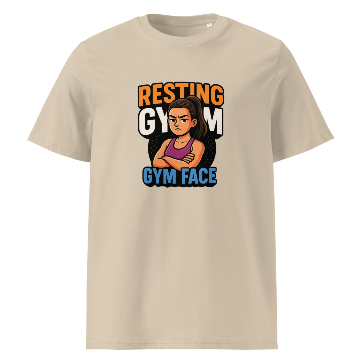Resting Gym Face organic cotton t-shirt - Image 12