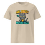 Allergic to Mornings organic cotton t-shirt - Image 11