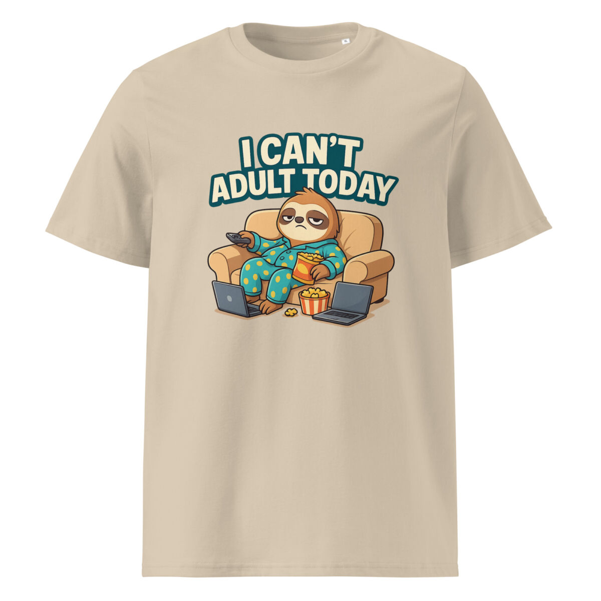 I Can’t Adult Today organic cotton t-shirt - Image 11