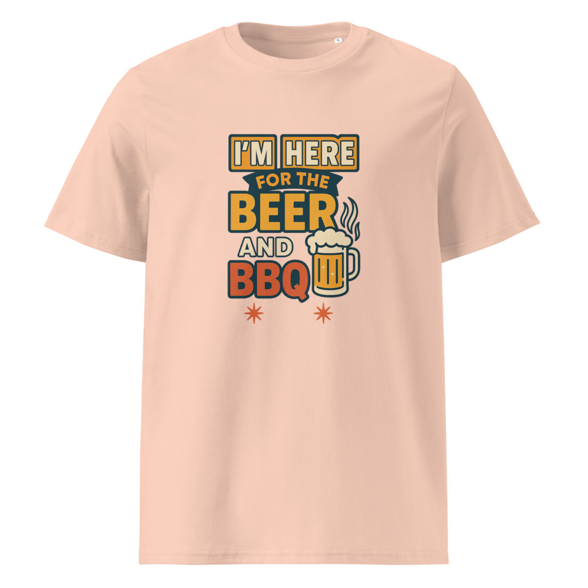 I’m Here for the Beer and BBQ organic cotton t-shirt - Image 12