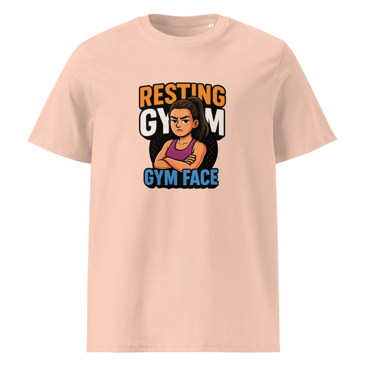Resting Gym Face organic cotton t-shirt - Image 13