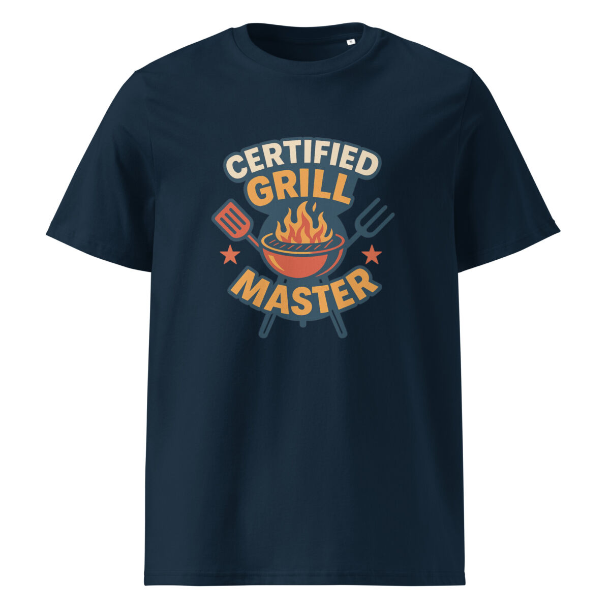 Certified Grill Master organic cotton t-shirt - Image 3