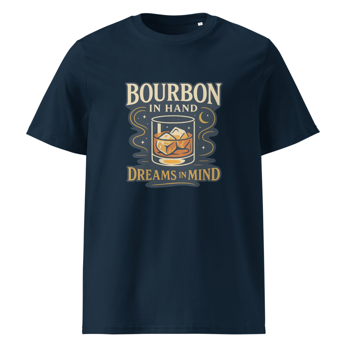 Bourbon in Hand, Dreams in Mind organic cotton t-shirt - Image 3