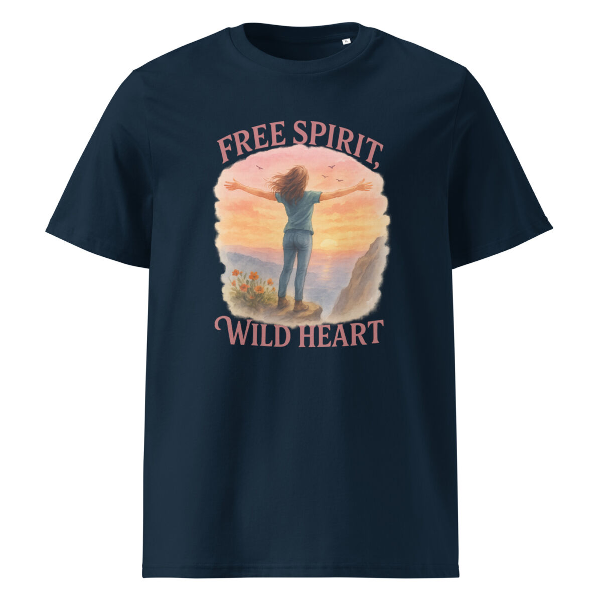 Free Spirit, Wild Heart organic cotton t-shirt - Image 3