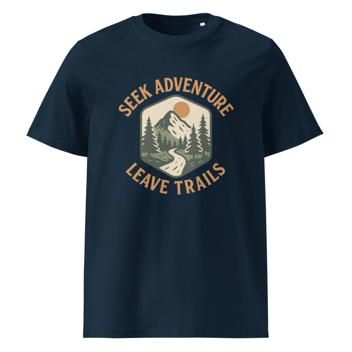 Seek Adventure, Leave Trails organic cotton t-shirt - Image 2
