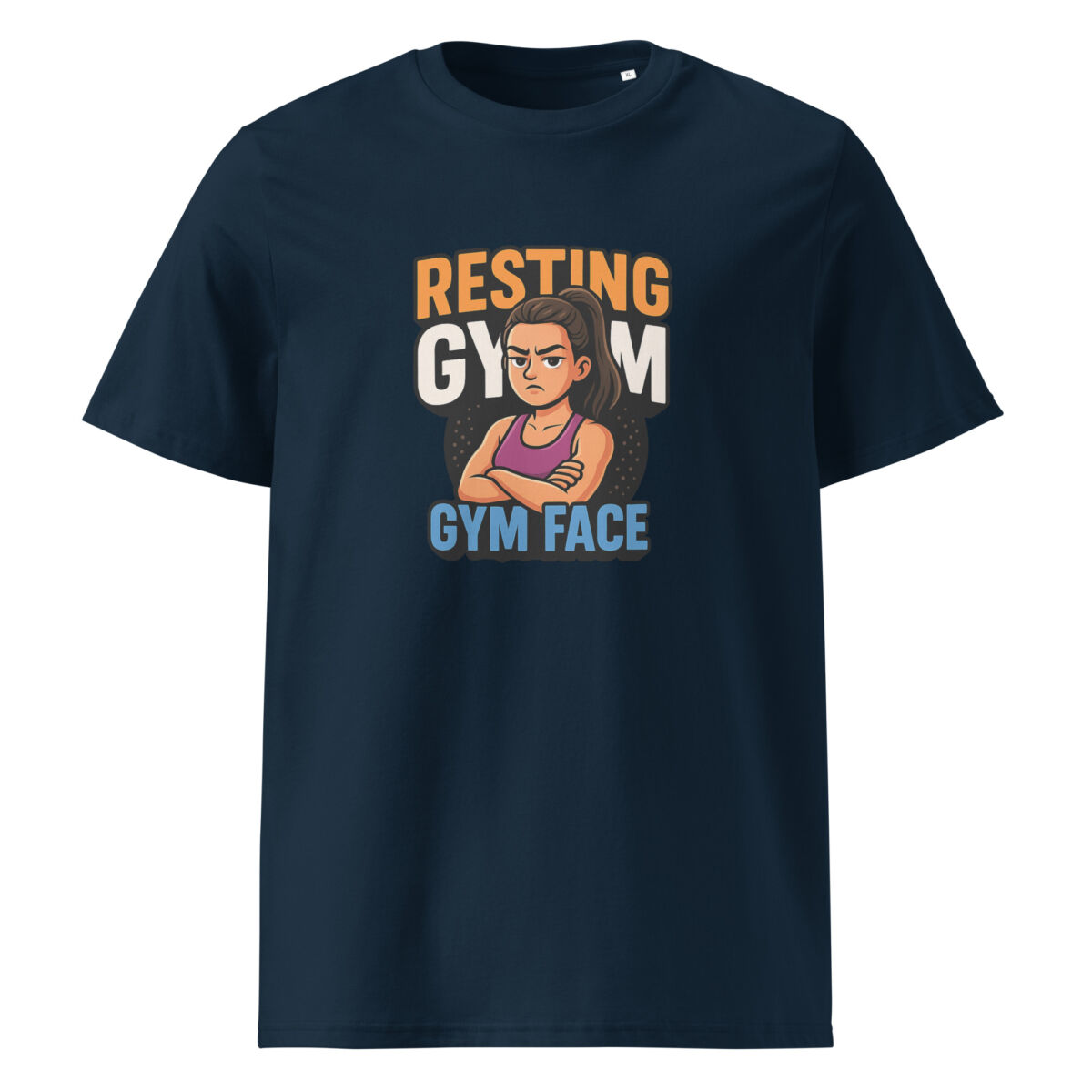 Resting Gym Face organic cotton t-shirt - Image 3