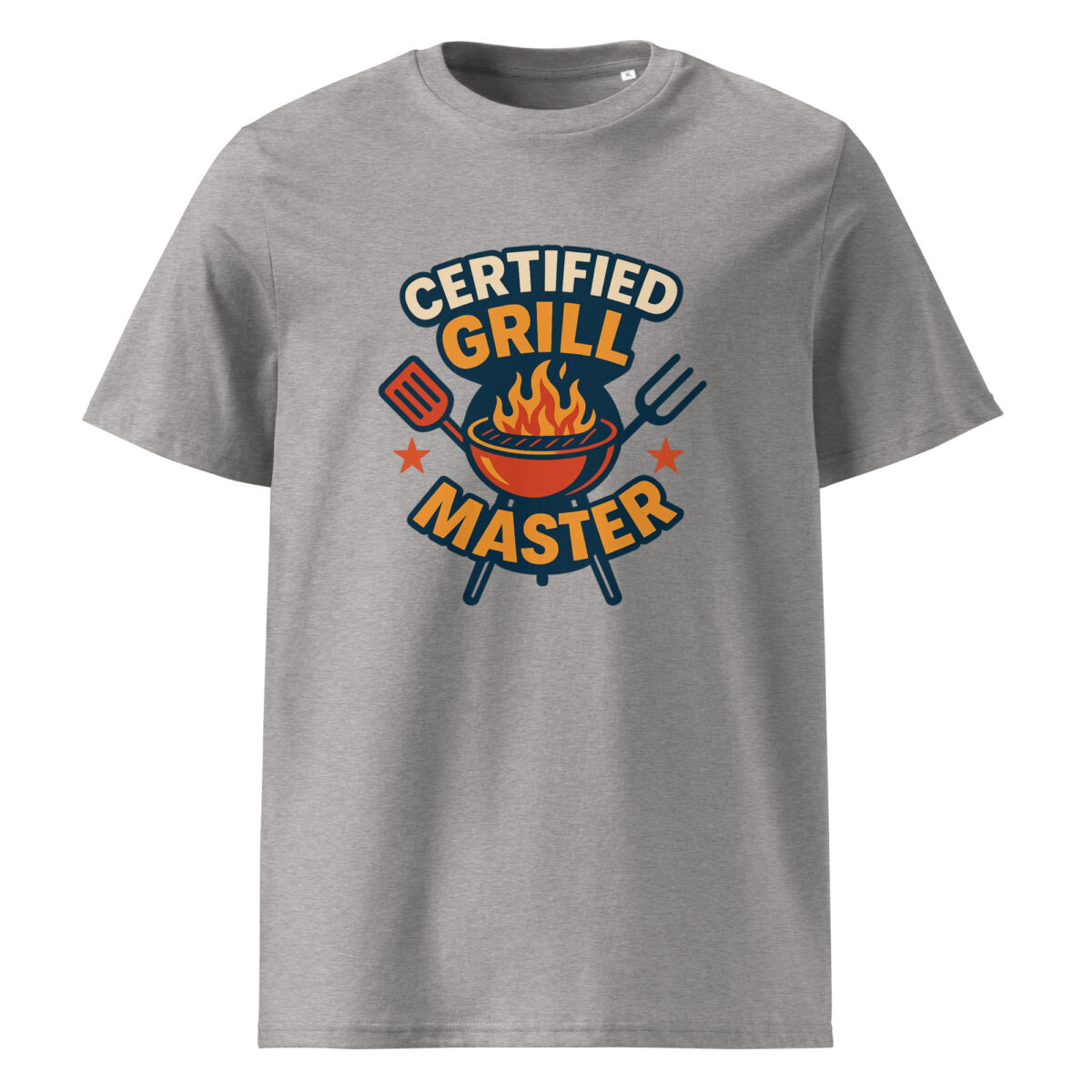 Certified Grill Master organic cotton t-shirt - Image 1