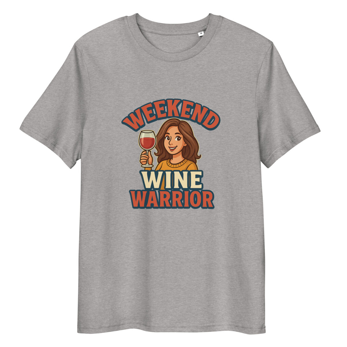 Weekend Wine Warrior organic cotton t-shirt - Image 10