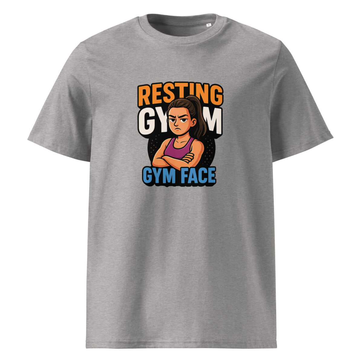 Resting Gym Face organic cotton t-shirt - Image 11