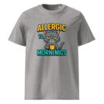 Allergic to Mornings organic cotton t-shirt - Image 10