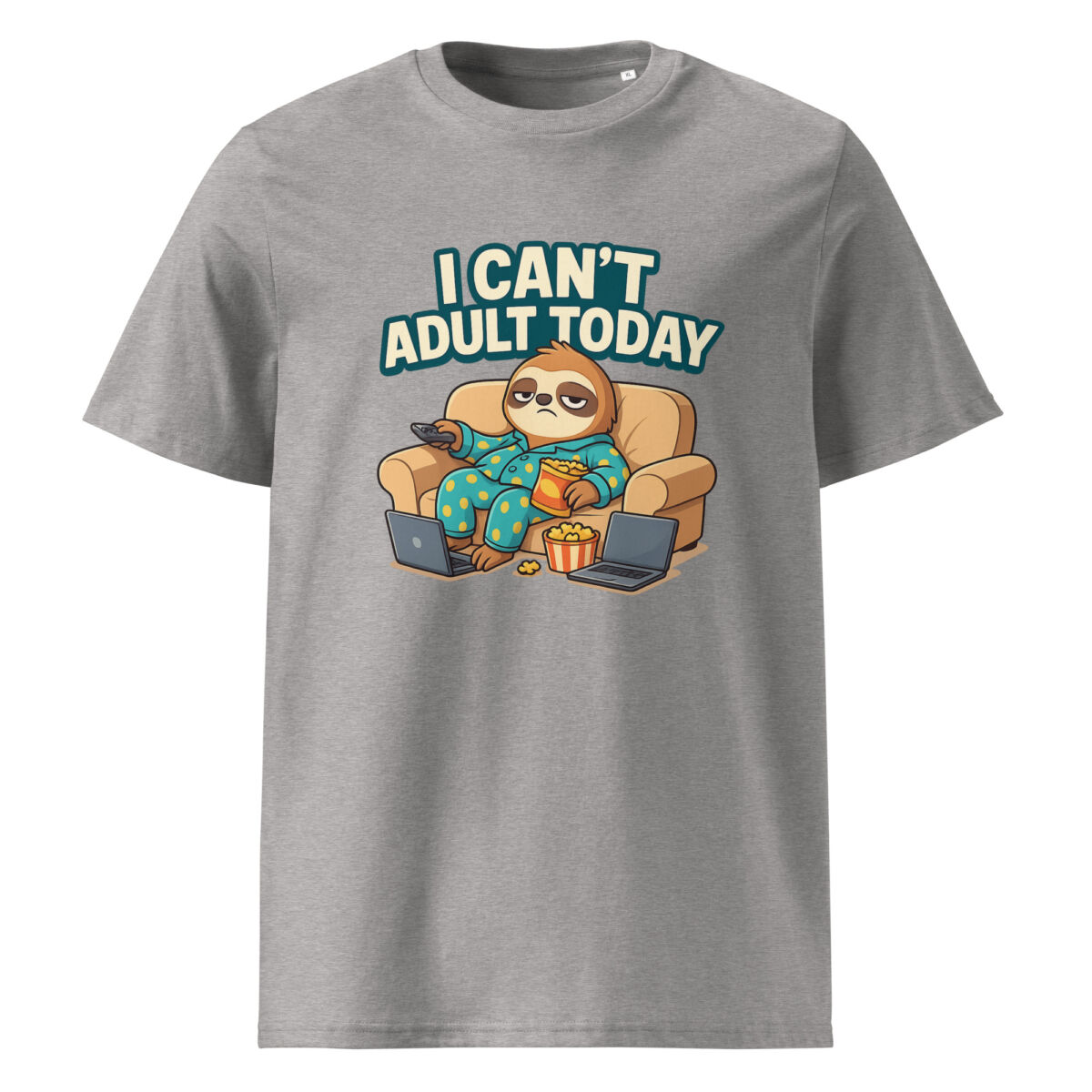 I Can’t Adult Today organic cotton t-shirt - Image 10