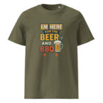 I’m Here for the Beer and BBQ organic cotton t-shirt - Image 9