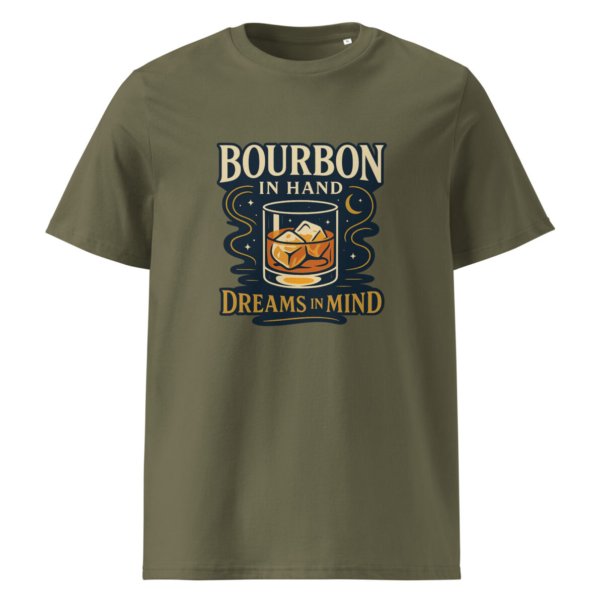 Bourbon in Hand, Dreams in Mind organic cotton t-shirt - Image 8