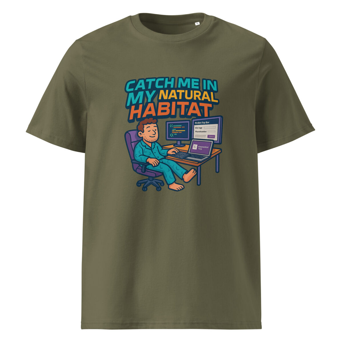 Catch Me in My Natural Habitat organic cotton t-shirt - Image 9